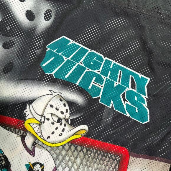 Vintage 90’s Mighty Ducks Disney / CCM Hockey Jersey - L - Picture 4 of 6
